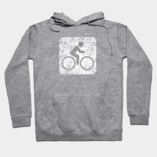 Cycling Sign - Distressed Hoodie